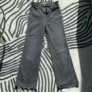 Madewell Women's Charcoal Flare Jeans